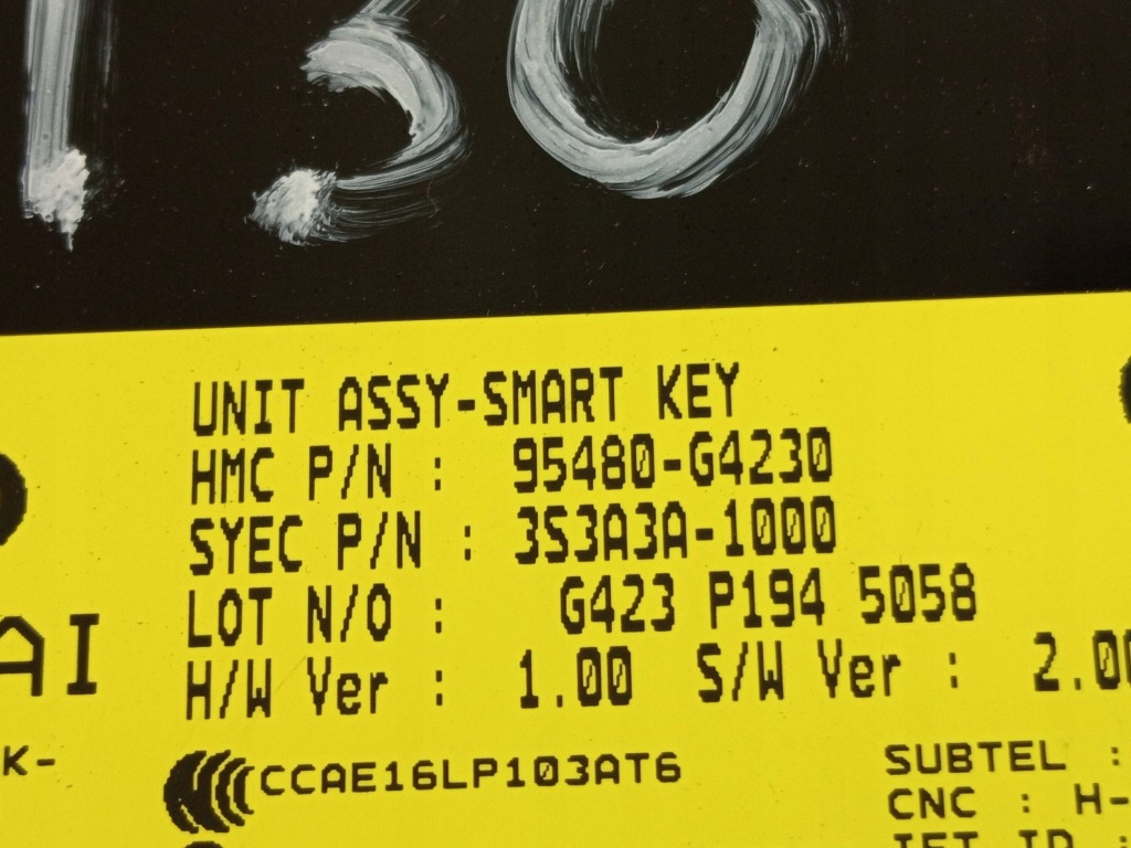 Модуль без kluczykowy блок управления kessy hyundai i30 3 fastback 95480g4230 Недорого