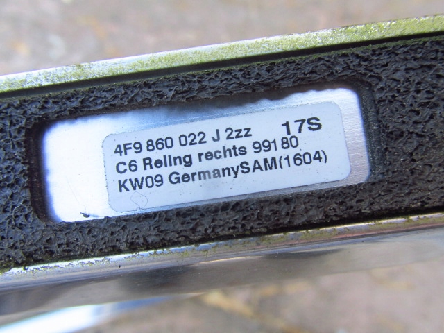 Audi a6 c6 універсал avant рейлінги дахові хром комплект Недорого