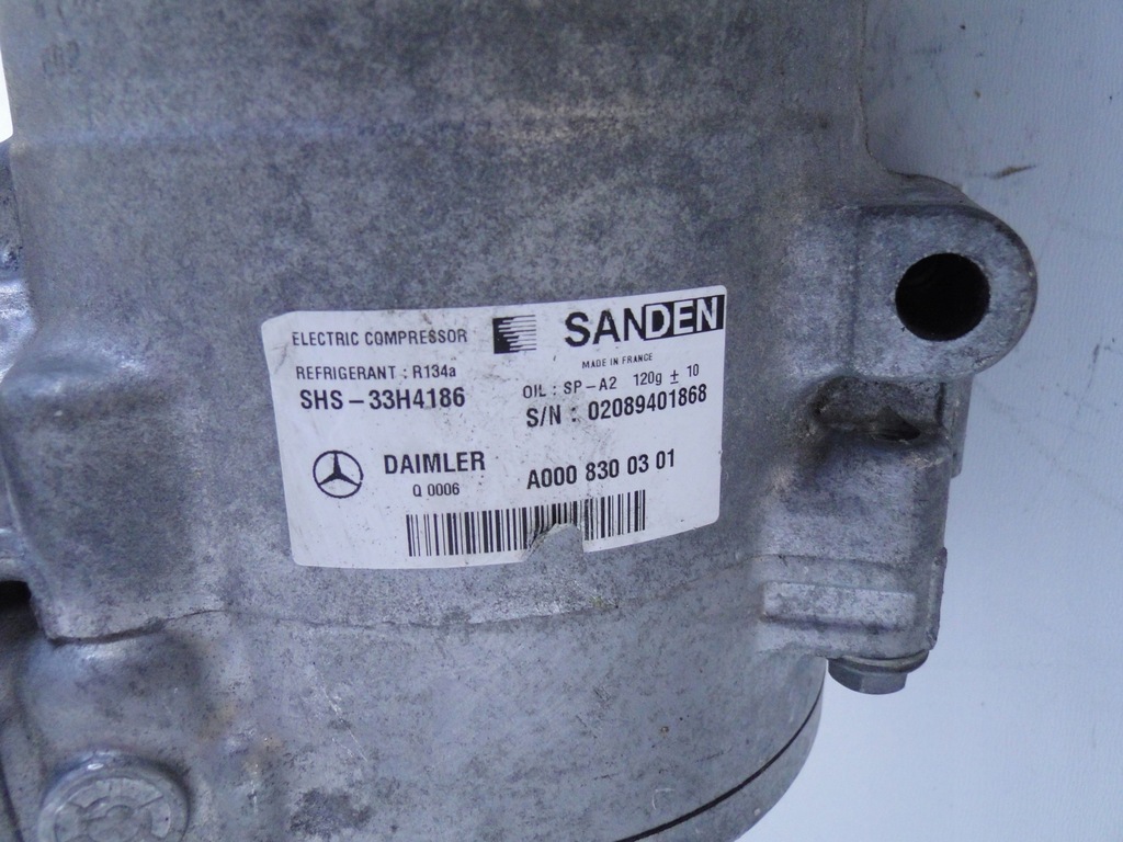 фото №7, Mercedes vito v eqv 447 sprinter 910 компрессор насос кондиционера гибрид