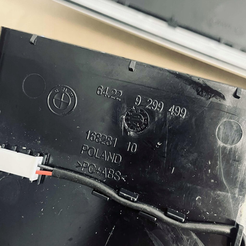 Молдинг декоративна декоративна декоративна решітка обдув / 9299499 / bmw 7 g11 g12 Зі Шроту