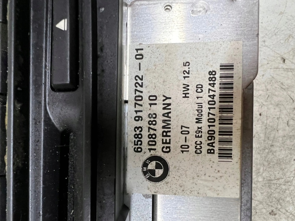 фото №4, Bmw 3 e90 e91 2008 панель / радиопроигрыватель cd/dvd/gps