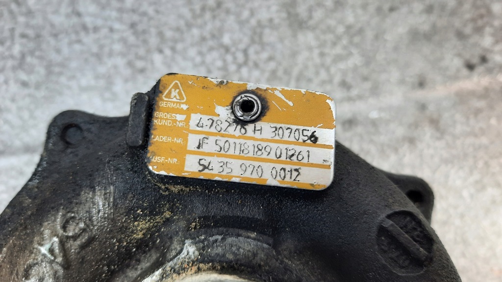 фото №6, Турбонагнітач renault modus 1.5dci 54359700012