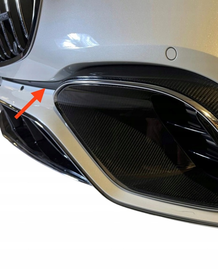 фото №15, Mercedes s-klasa amg 63 w223 2020 молдинг бампера czarna перед a2238855301