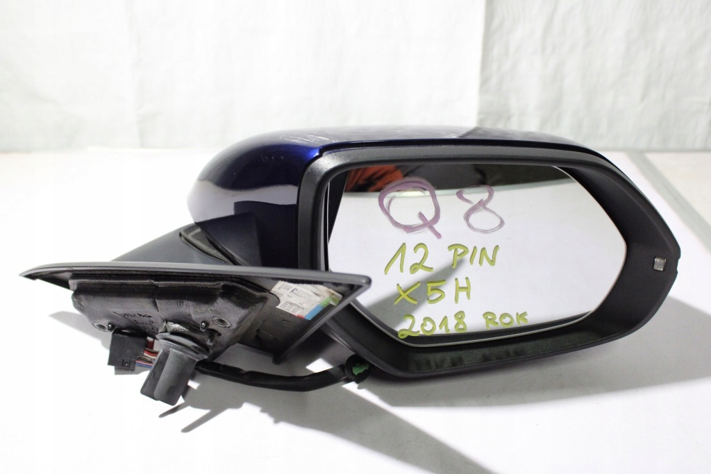 фото №8, Audi q8 полный зеркало правое x5h 12 pin rok 2018