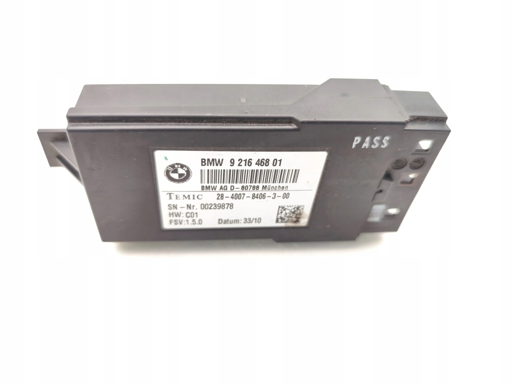 Bmw 5 series модуль / блок управления сиденье 520d дизель 135kw 184 hp 9216468 с Разборки