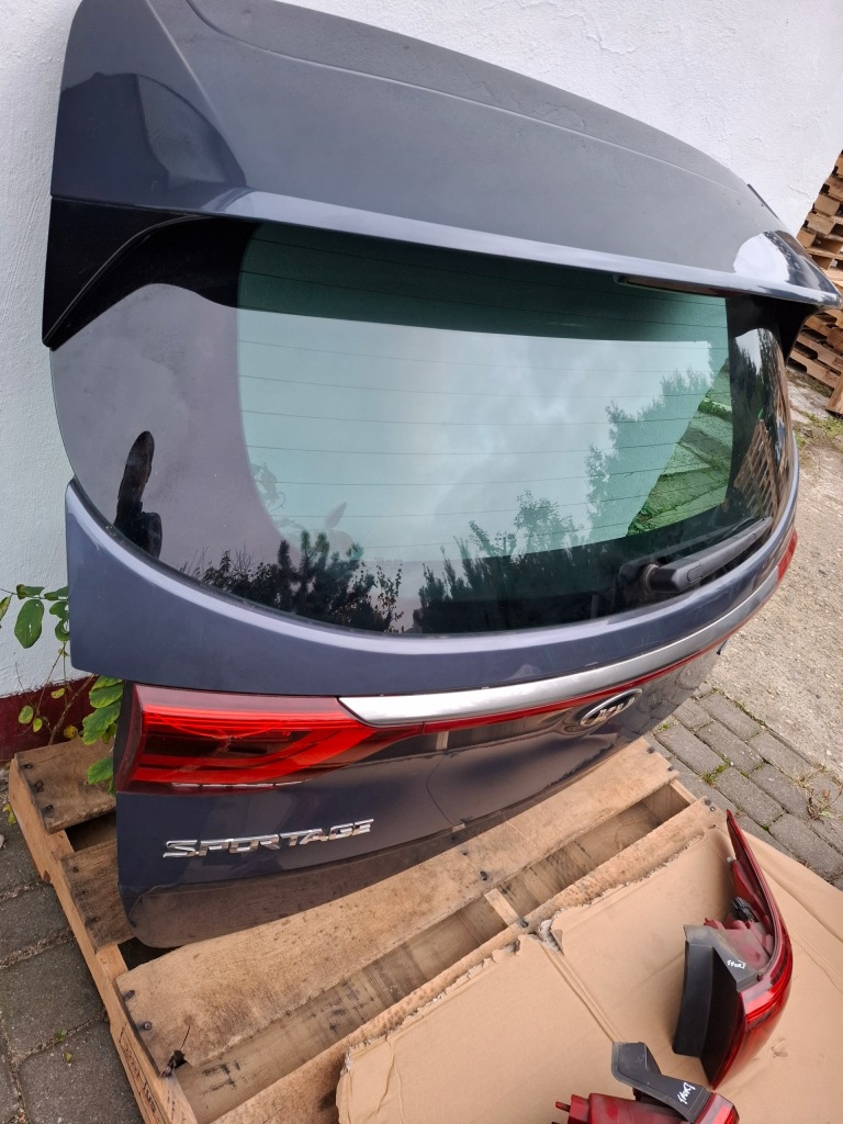 фото №9, Kia sportage iv 4 15-18 kompletny задня бампер кришка багажника gt-line d7 szary