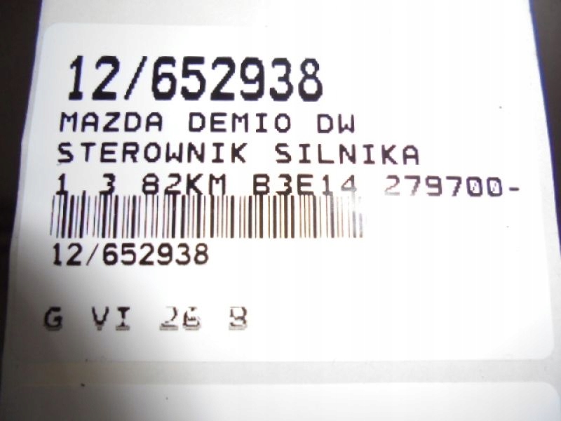 фото №6, Demio бортовий комп'ютер 279700-0971 1,3 b34p18881c