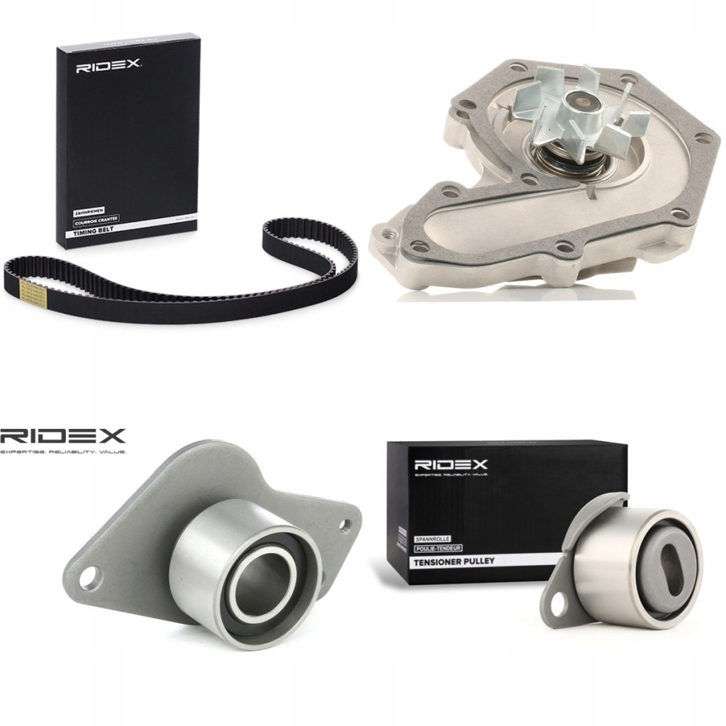 фото №1, Набор ремень распределительного вала + насоса воды ridex 3096w0648 do renault clio ii
