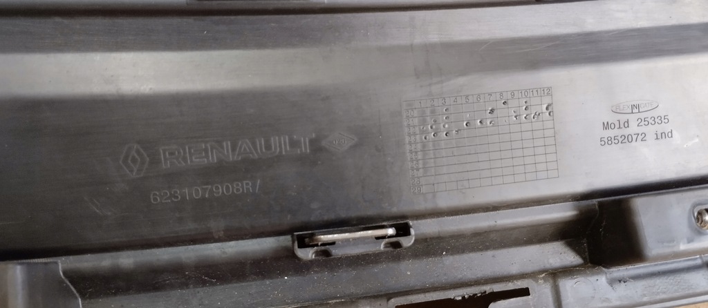 фото №9, Решітка радіатора решітка радіатора роз'єм заряджання renault kangoo iv 23r 623107908r