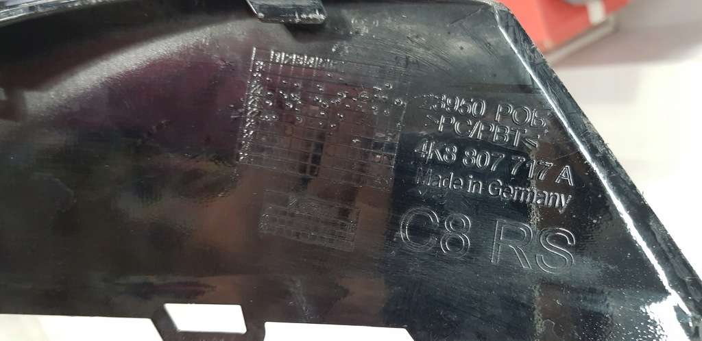 фото №12, Audi rs6 rs7 4k8 c8 спойлер накладка бампера перед 4k8807717a