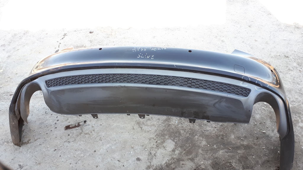 фото №6, A7 4g бампер задня задній sline pod pdc 2 вихлопи