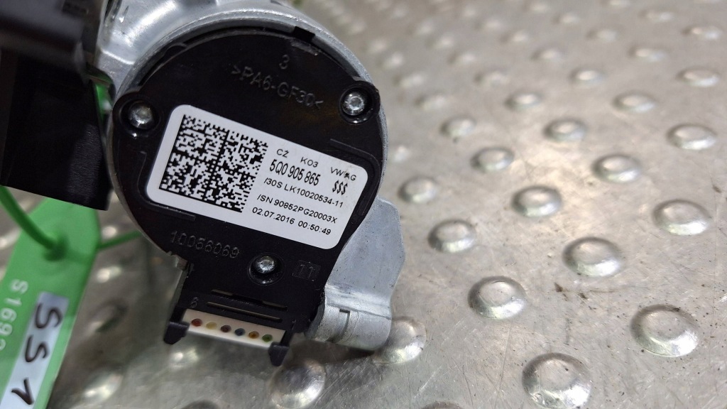 фото №7, Замок запалювання ключ 5q0905865 1k0905851 vw golf vii octavia iii a3 8v leon iii