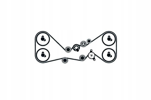 фото №12, Комплект - набір ремінь розподільного валу [skf]