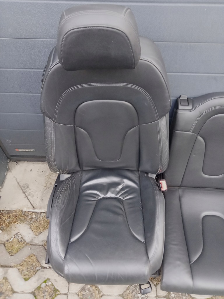 Сидіння сидіння заднє сидіння комплект обшивки audi tt 8j шкіра підігрів Доставка