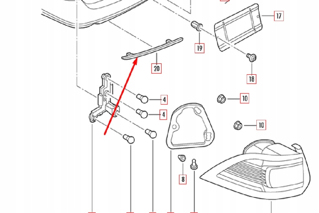 фото №9, Volkswagen golf mk6 задній бампер правий відбивач 1k9945106a оригінальний