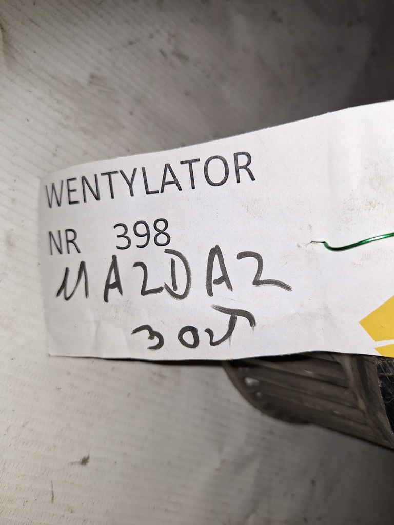 фото №3, Вентилятор салонный mazda 2