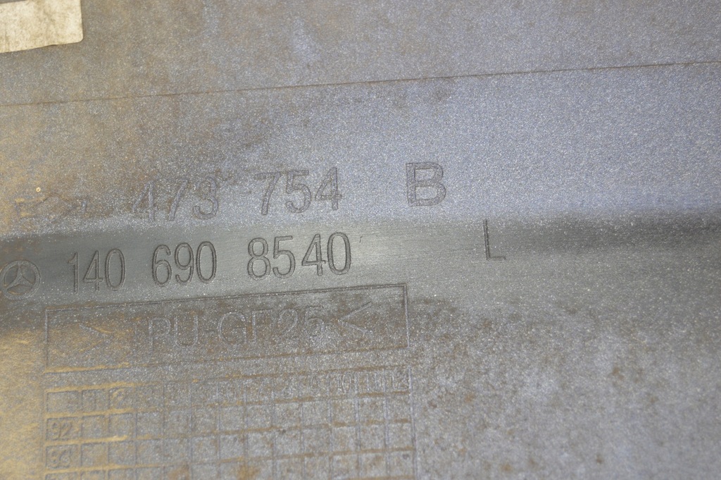 фото №5, Молдинг крила лівий задня mercedes w140 c140 cl