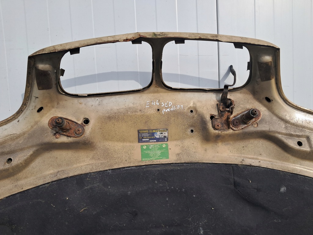 фото №9, Капот перед кришка двигуна bmw e46 sedan kombi przedlift