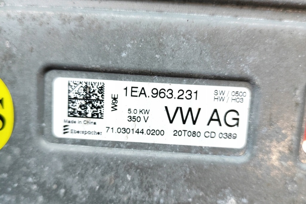 фото №6, Volkswagen id.3 e11 107kw модуль отопления жидкость радиатора 1ea963231 2021 2