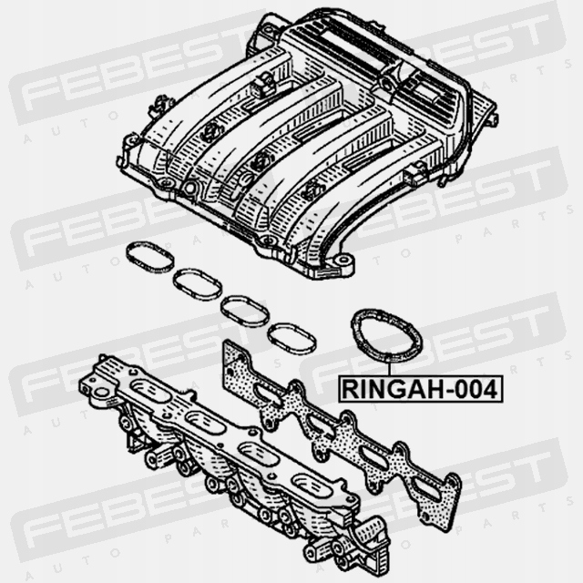 фото №10, Pierście?uszczelniający колектор впусків renault logan 2005- | ringah-004 f