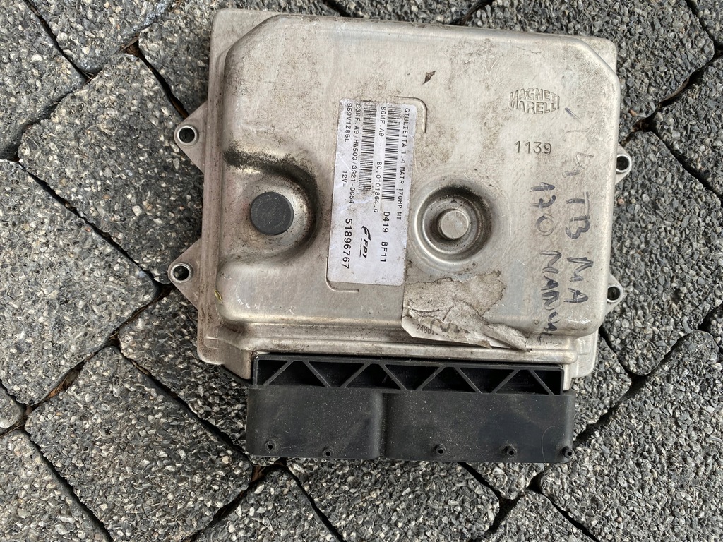 фото №1, Бортовий комп'ютер двигуна alfa romeo 51896767