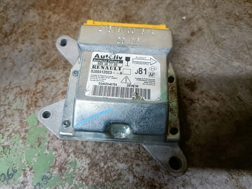 фото №1, Блок керування подушка безпеки renault espace iv lift 8200412023