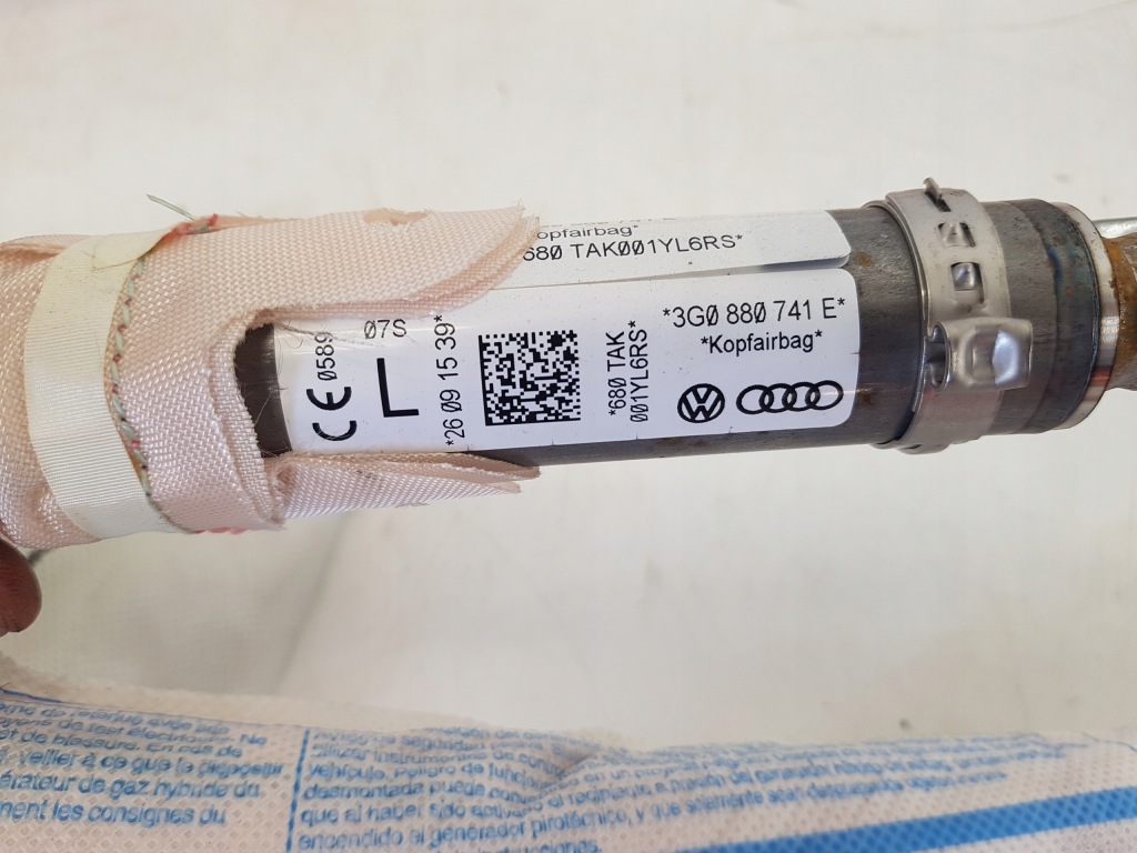 фото №6, Vw passat b8 подушка подушка безопасности сиденье левая orginal