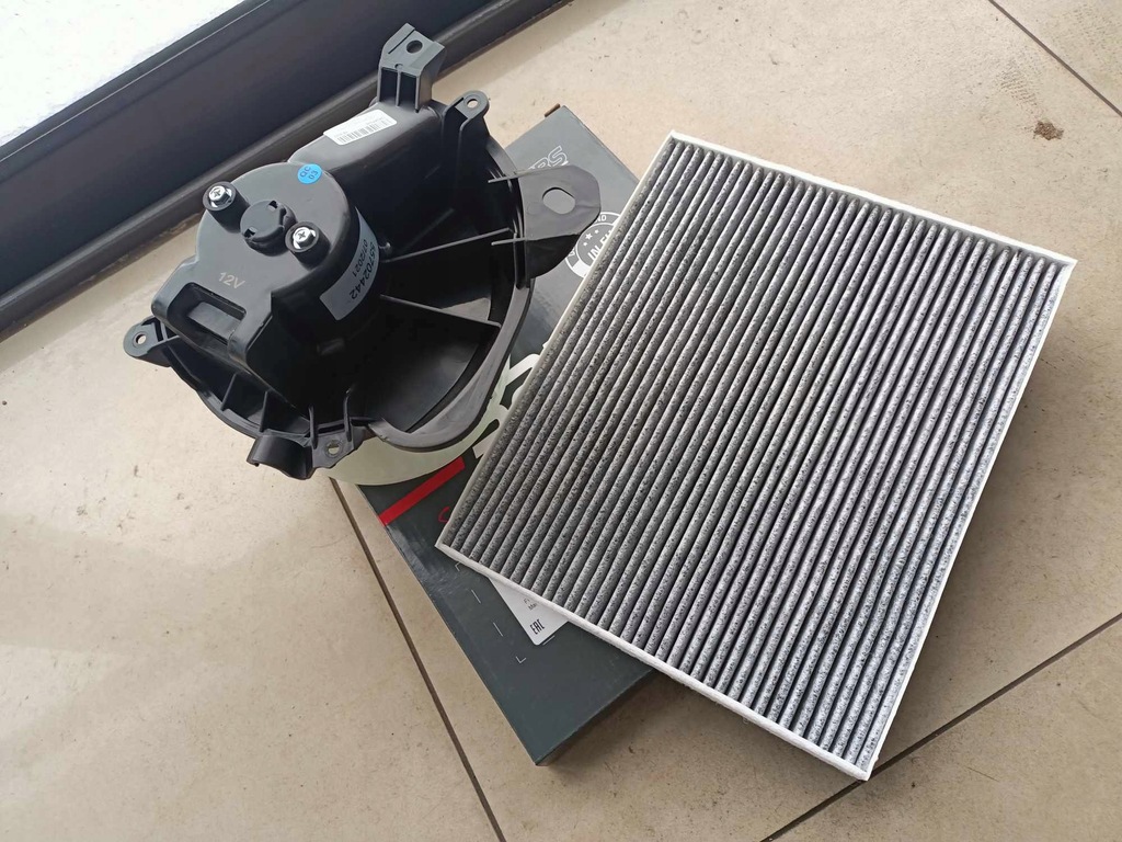 фото №11, Nowa воздуходувка вентилятор обдув + фильтр салонный fiat doblo 2 fiorino qubo