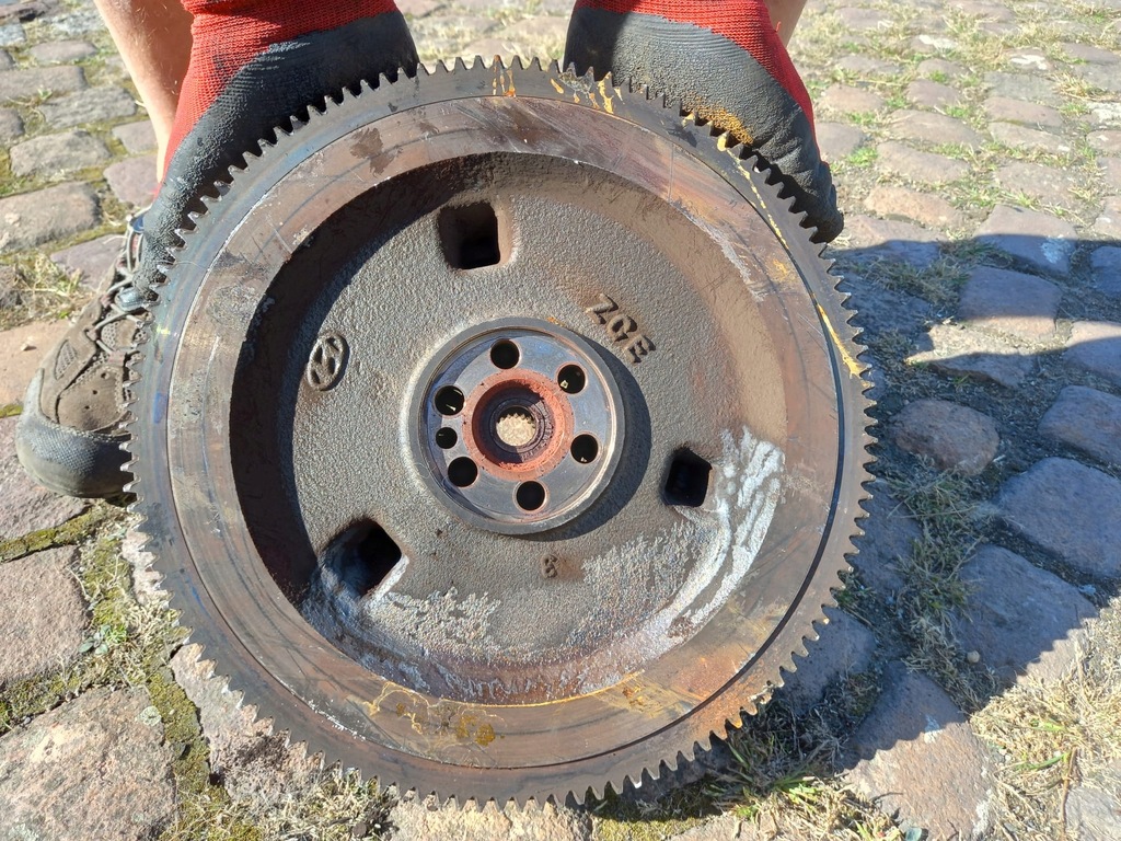 фото №5, Колесо маховик диск прижим hyundai h1 2.5 cdri