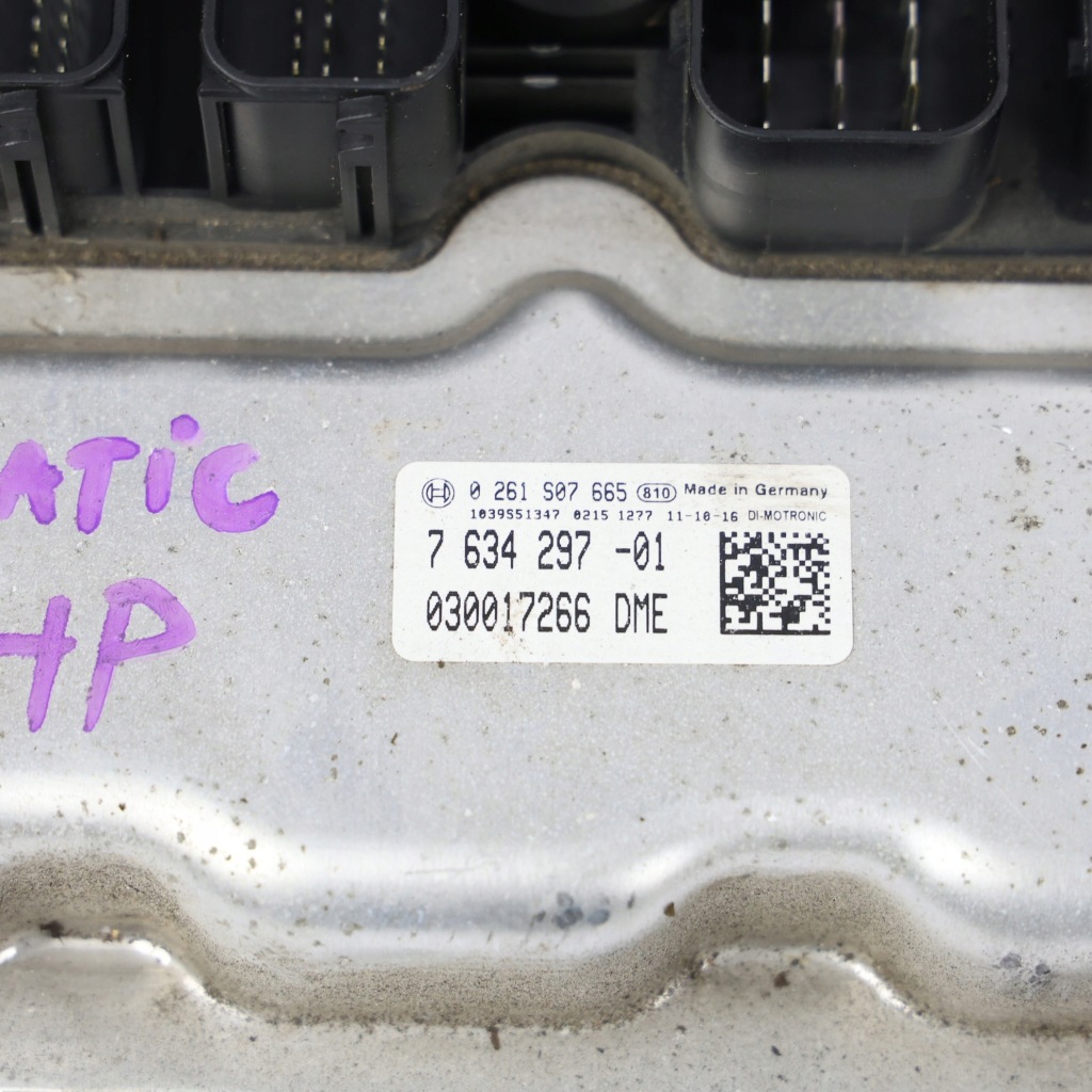 Bmw f20 f30 116i 316i n13 136hp блок керування двигуна ecu dme 7634297 автоматична коробка передач Оригінал
