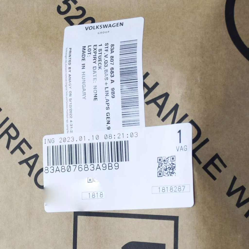 фото №10, Audi q3 f3 sportback передняя часть бампер center lower решётка 83a807683a9b9