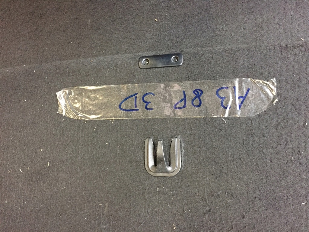фото №13, Audi a3 8p 3d полка багажника задняя задняя хэтчбек