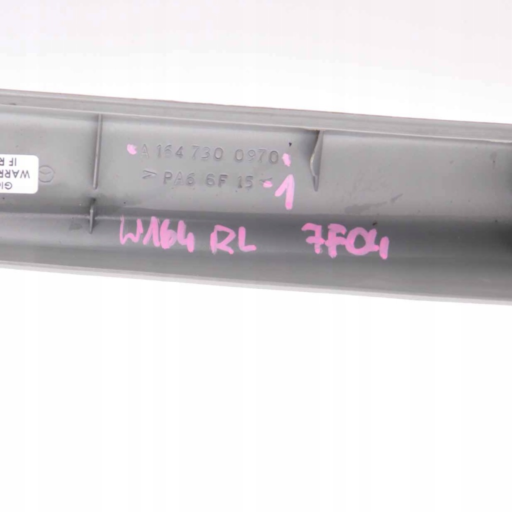 Mercedes w164 защита молдинг рама стекло дверь левый задний  серая a1647300970 Доставка