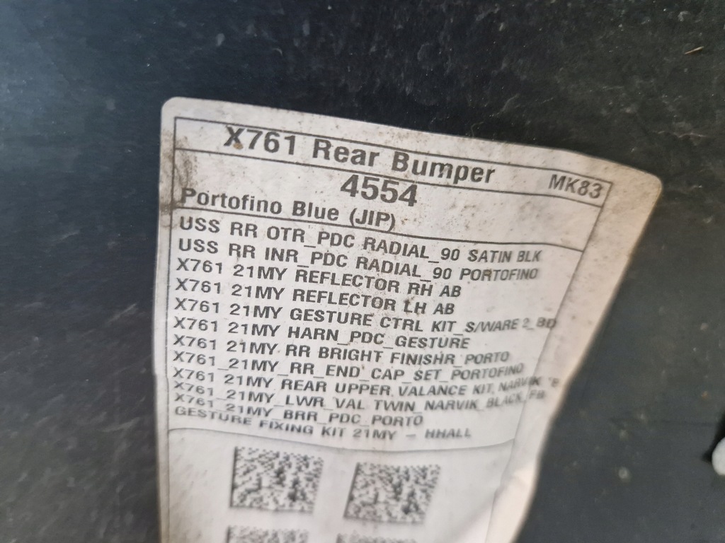 фото №9, Jaguar f-pace x761 lift r-dynamic бампер задний задняя mk83 17d781 aaw