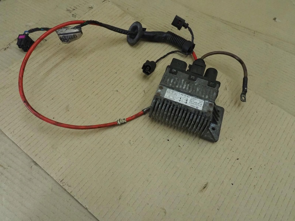 фото №15, Vw transporter t5 модуль блок керування вентиляторів 7h0919506d + електропроводка