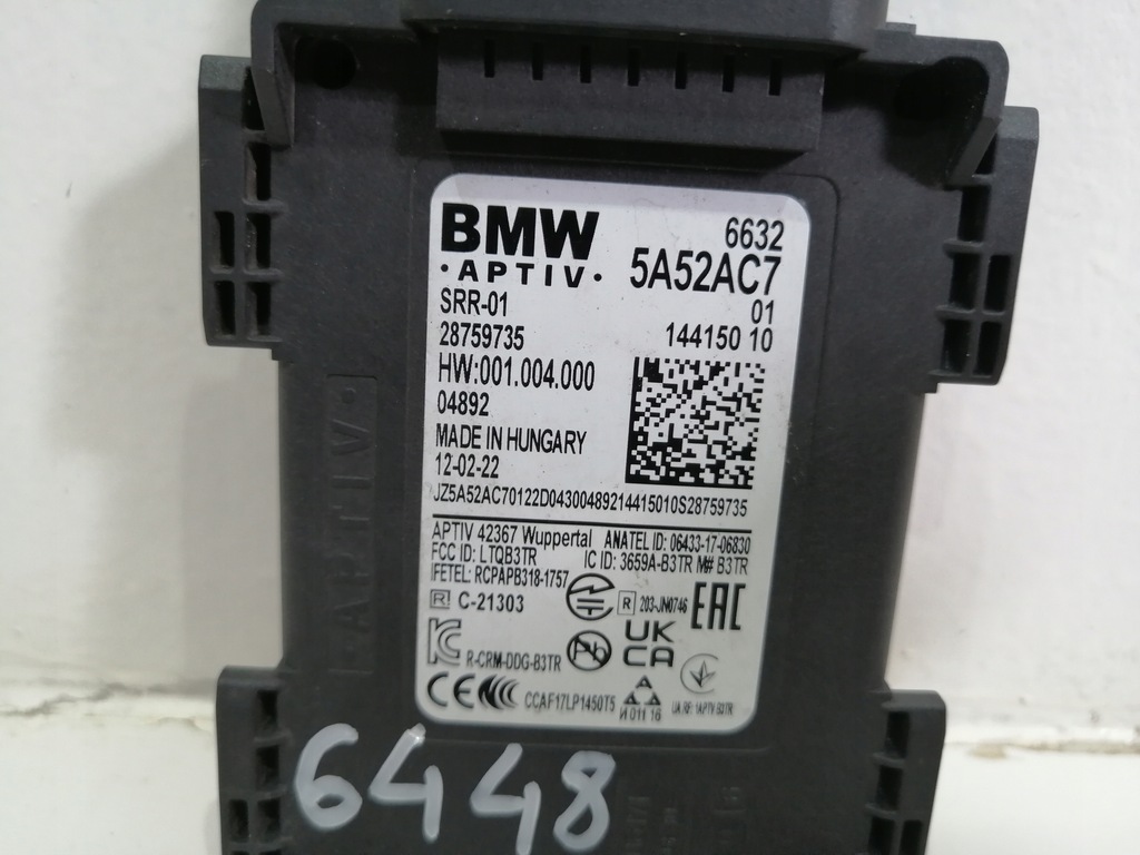 фото №8, Датчик поперечина движения bmw 5a52ac7