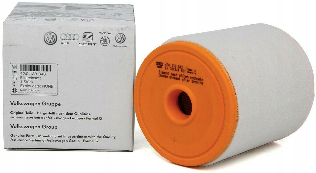 фото №13, Audi оригінальний номер фільтр повітря audi a6 4g0133843 3,0 tdi