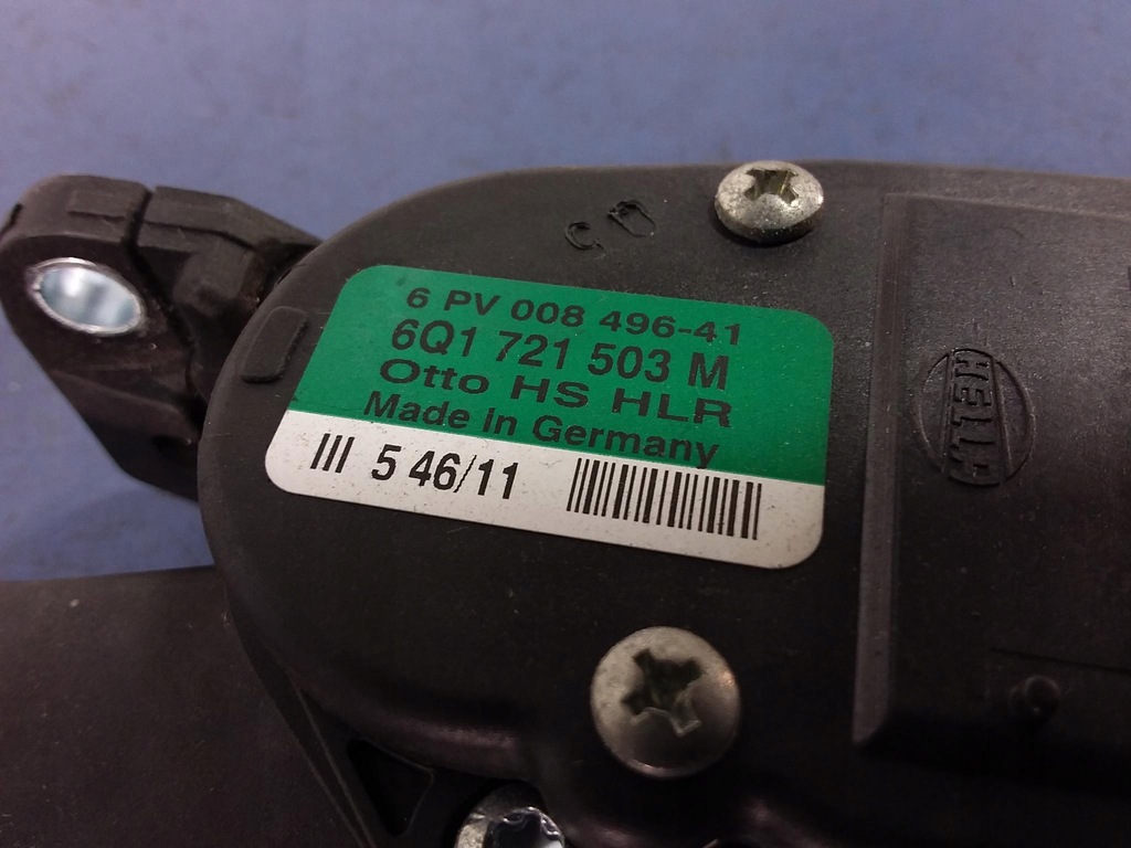 фото №6, Skoda roomster педаль потенциометр газа 6q1721503m