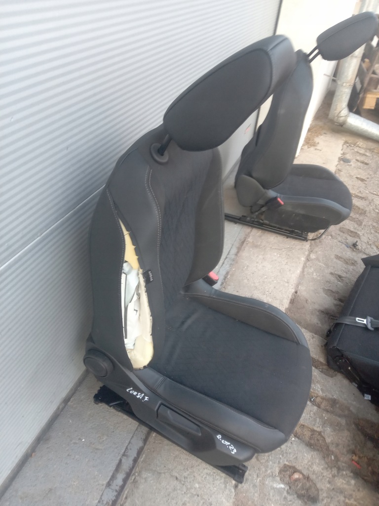 фото №12, Opel corsa f сидіння заднє сидіння обшивки заскочки підігрів