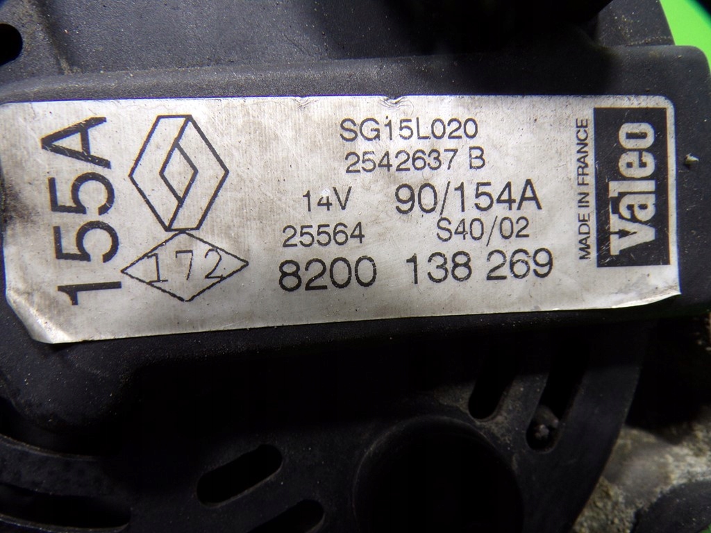 фото №8, Renault espace iv 2.2 dci генератор 8200138269