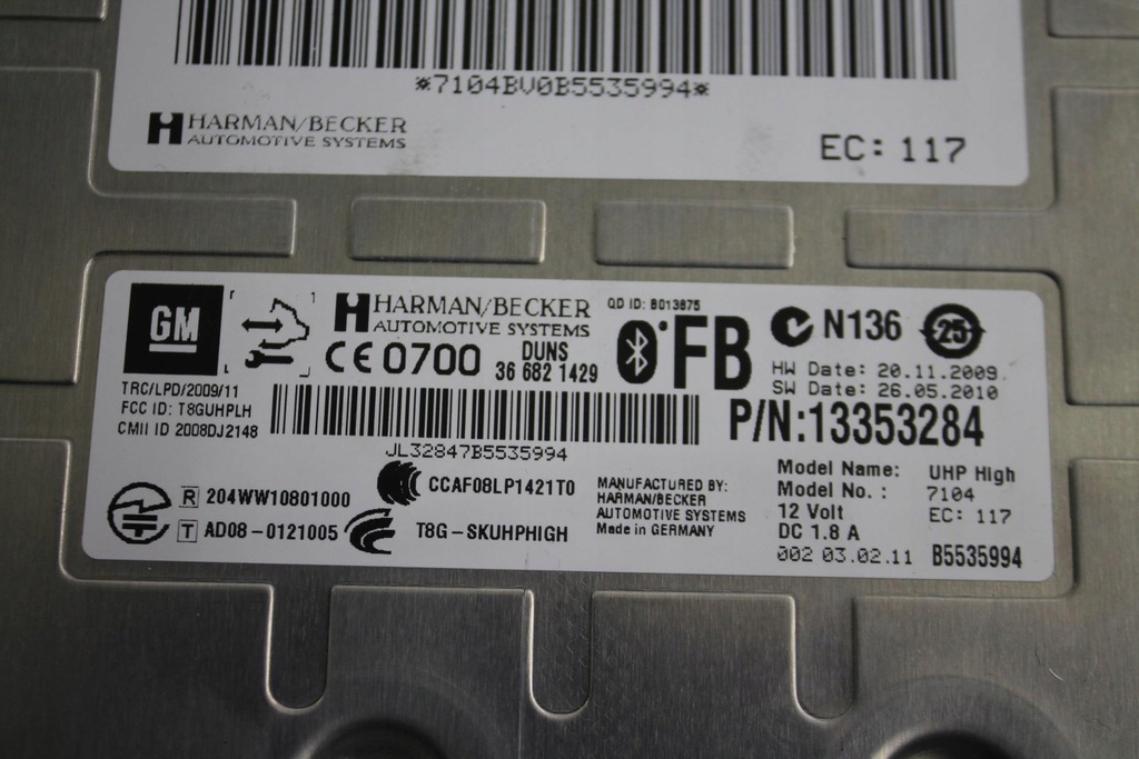 фото №10, Модуль блок управления bluetooth 13353284 astra j iv