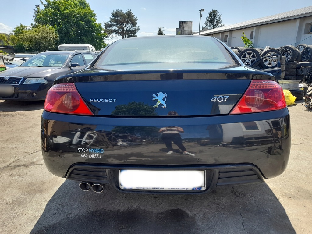 фото №15, Peugeot 407 coupe крышка багажника багажника exl