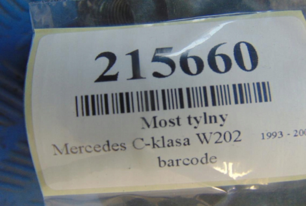 Mercedes c klasa w202 2.2.d міст задній r2013511808 Зі Шроту