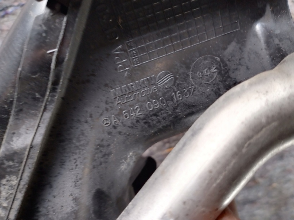 Mercedes w164 рестайлинг  дроссельная заслонка 350cdi труба воздухозаборник Оригинал