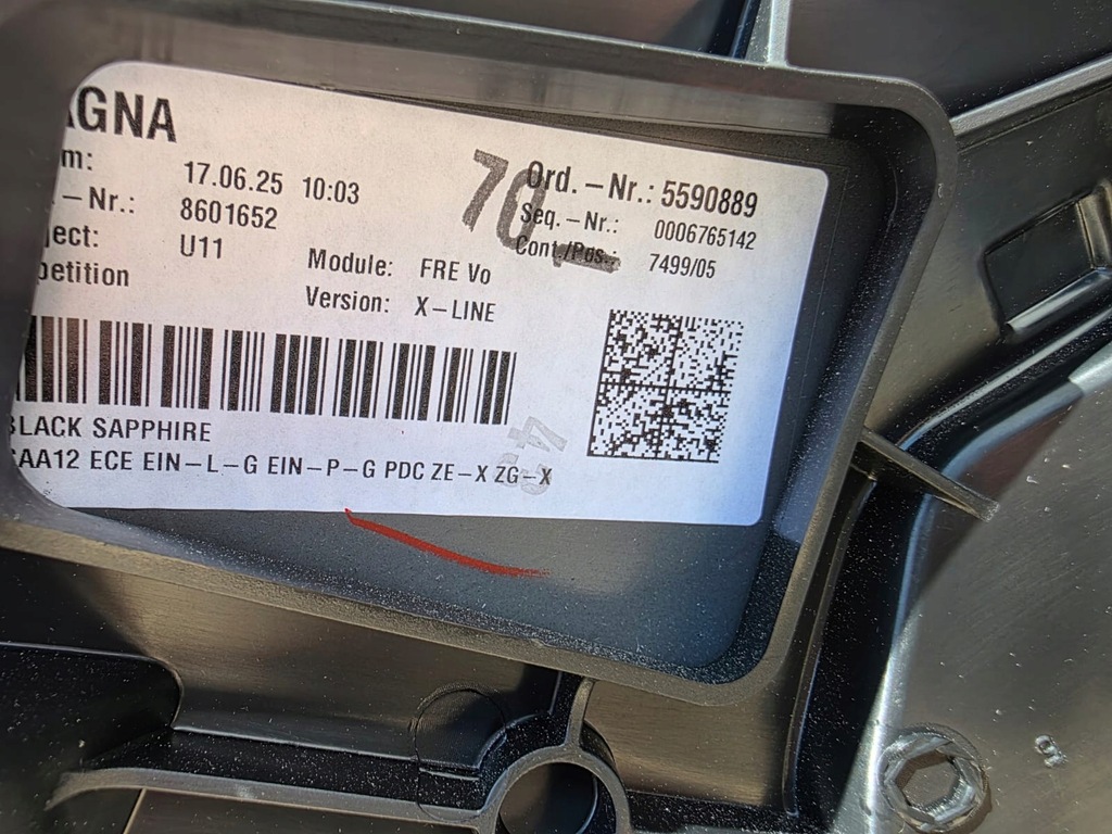 фото №11, Bmw x1 u11 x-line бампер передний перед 6xpdc жгут kompletny новый оригинальный номер eu