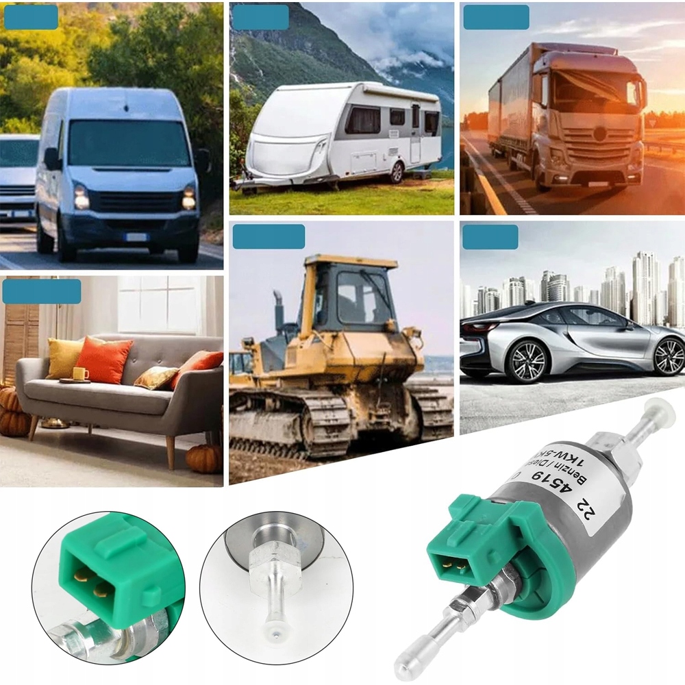 Насос до обігрівача 1-5kw 12v, міцний металева, демонтаж до чищення Ціна