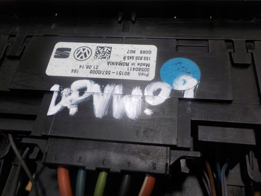 фото №6, Панель кондиционера volkswagen up 1.0 mpi 59km 2011 – 2016 1s0820045r