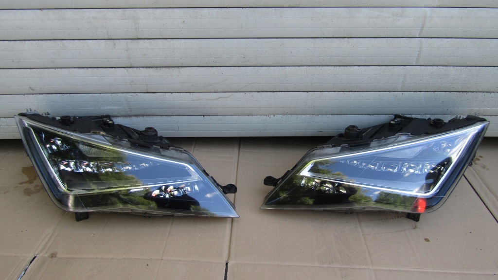 фото №1, Seat leon 3 iii лампы перед full led полный polecam