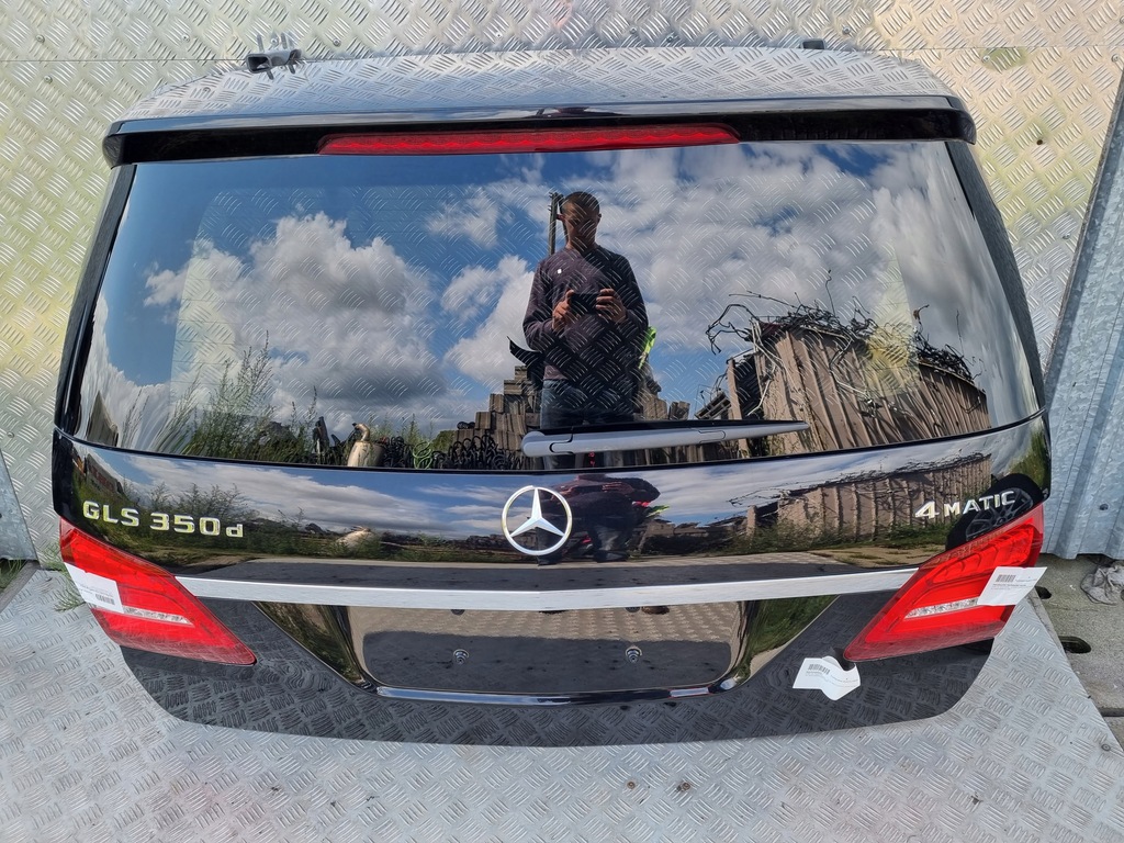 фото №2, Mercedes x166 gls 2015 r крышка багажника багажника 197