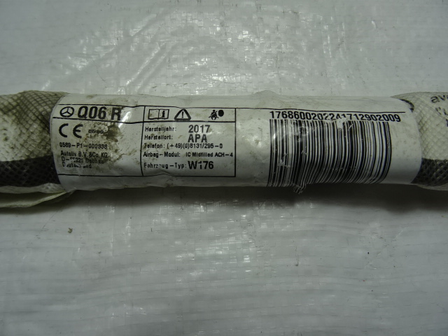 фото №11, Mercedes w176 шторка безпеки air bag права подушка kpl